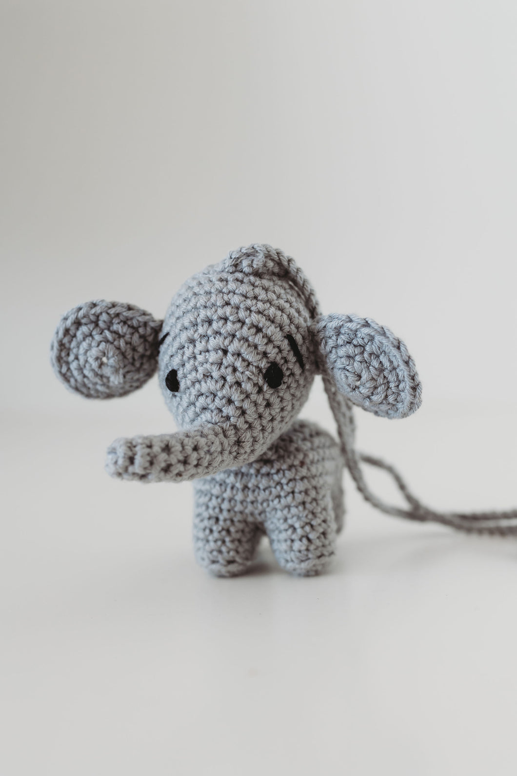 Crochet Sensory Toy Elephant