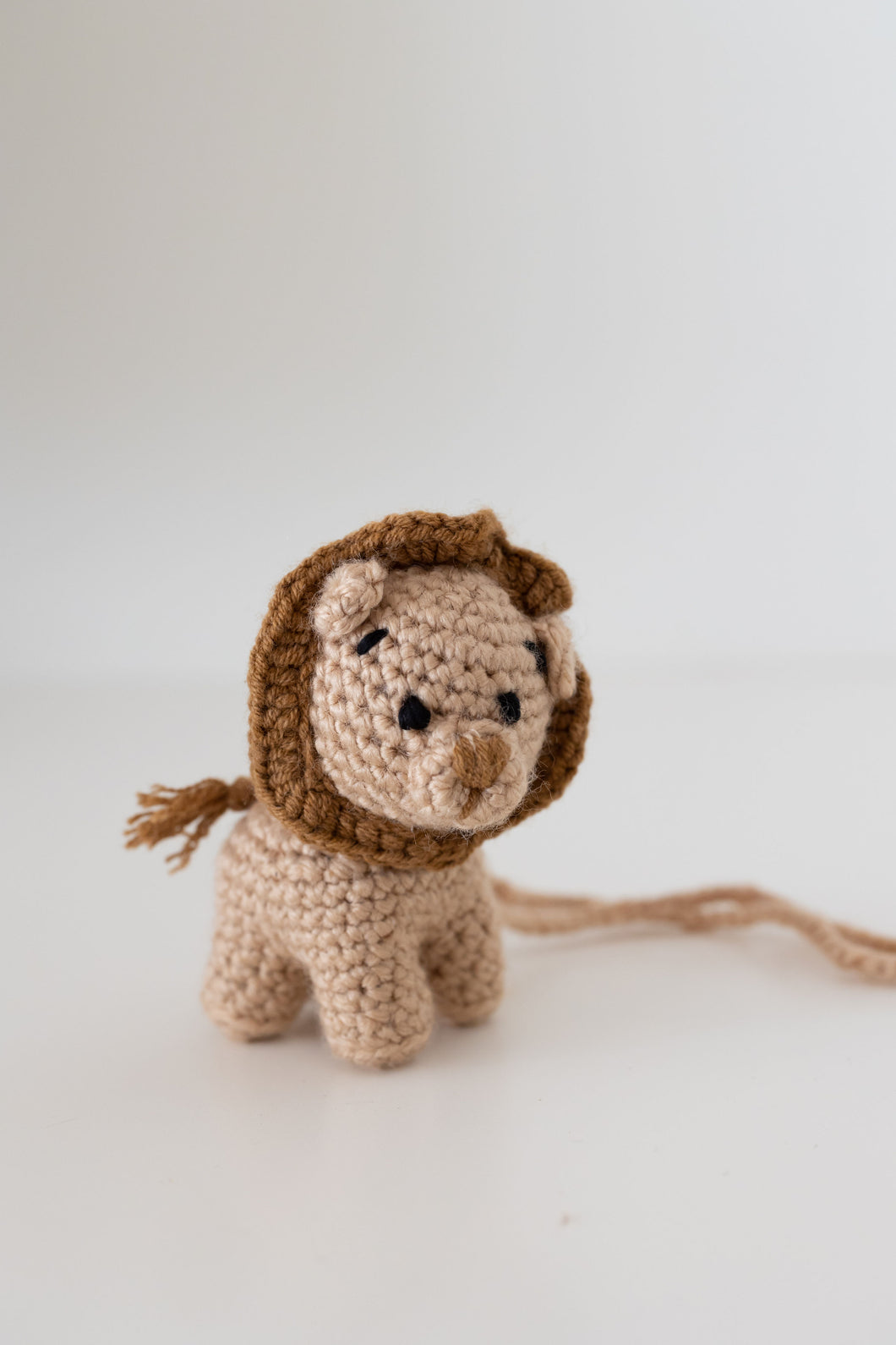 Crochet Sensory Toy Lion